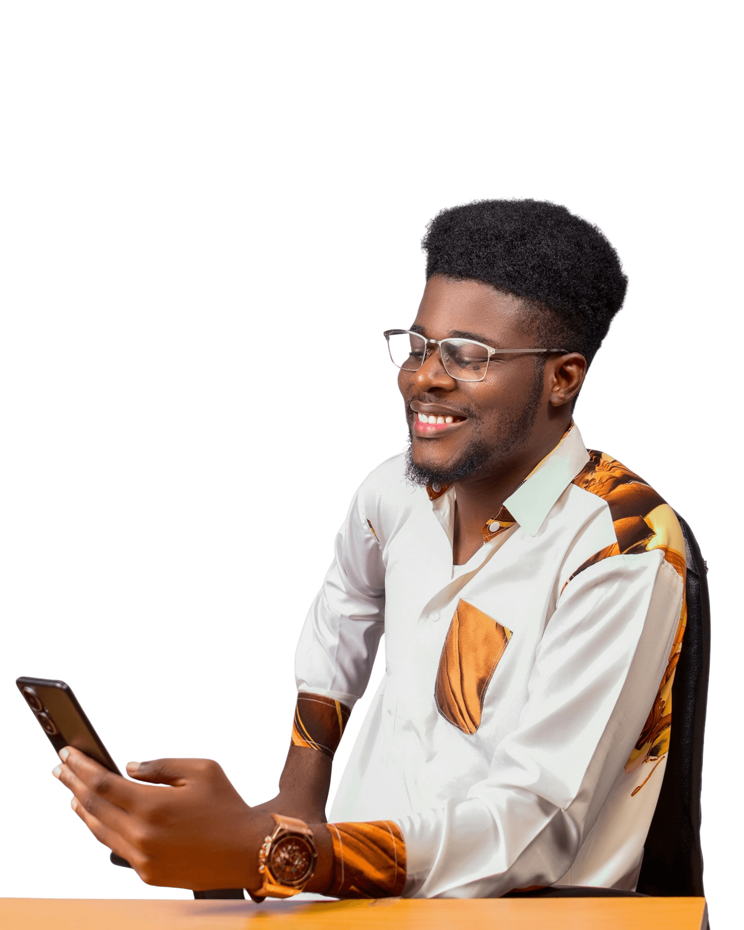 Klosa customer celebrating a money transfer